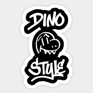 Gold Tooth Dino Sticker